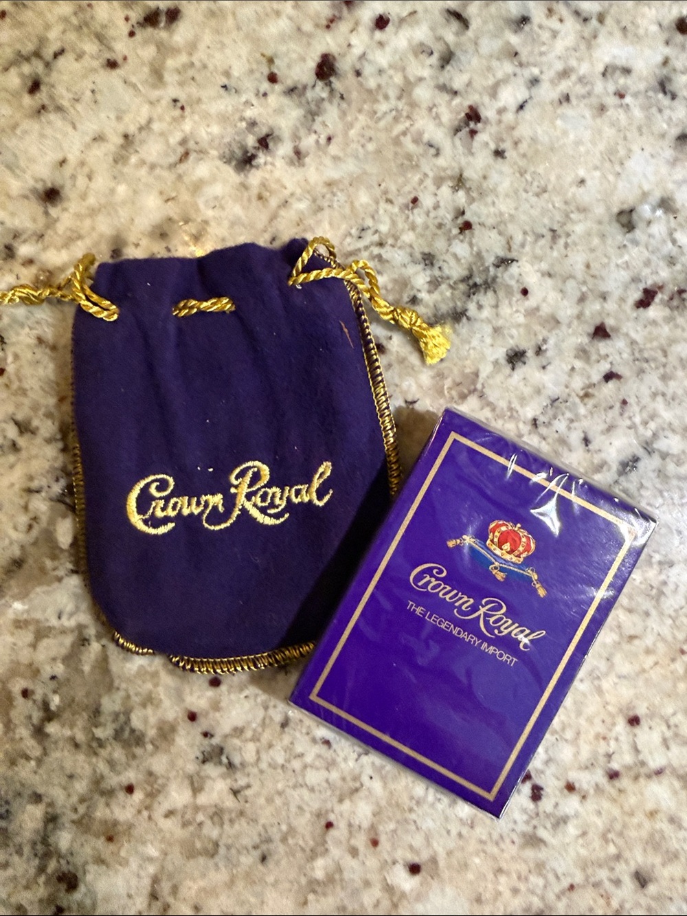 Unopened Crown Royal playing cards